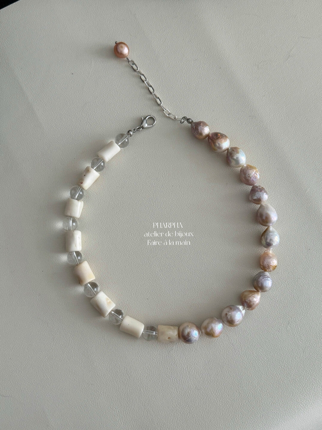 Pharpha Colorful Baroque Pearl Necklace - Lumivault