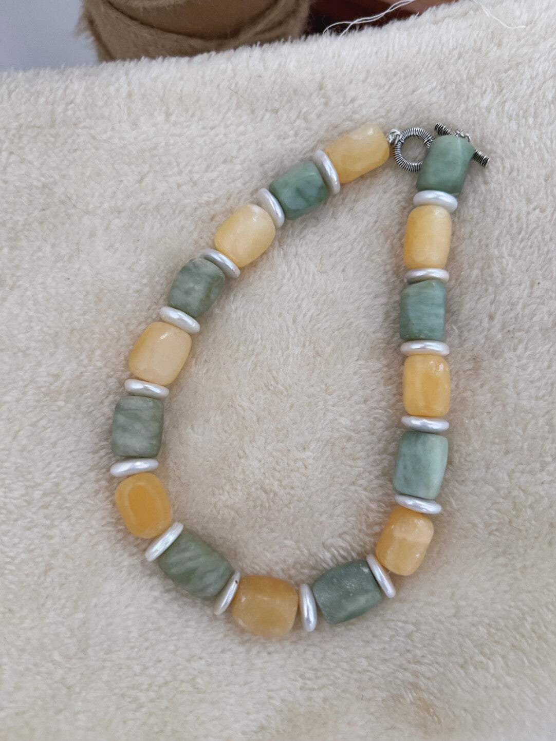 Pharpha Natural Jade Baroque Pearl Necklace - Lumivault