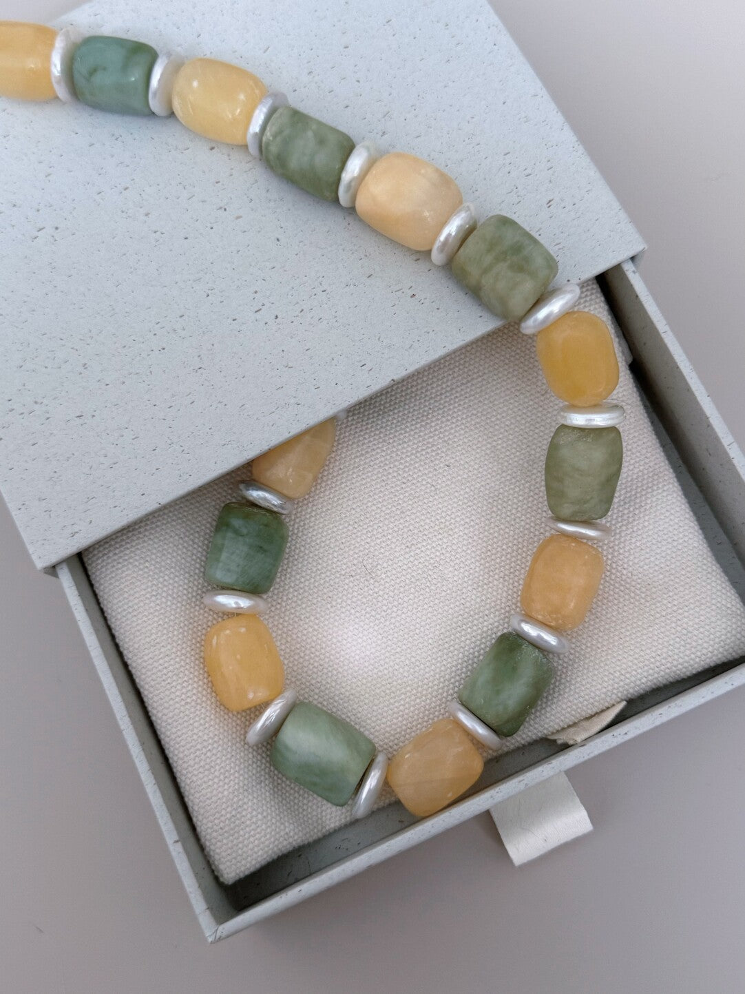 Pharpha Natural Jade Baroque Pearl Necklace,Lumivault.