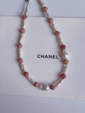 Pharpha Rhodonite Pearl Necklace,Lumivault.