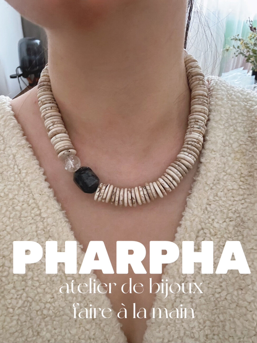 Pharpha Turquoise Crystal Necklace,Lumivault.