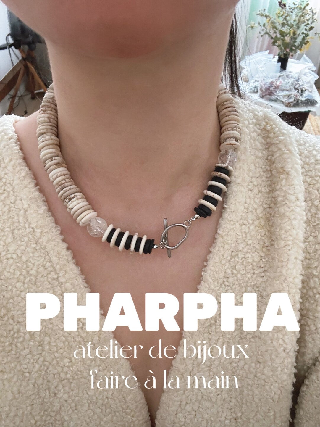 Pharpha Turquoise Crystal Necklace,Lumivault.