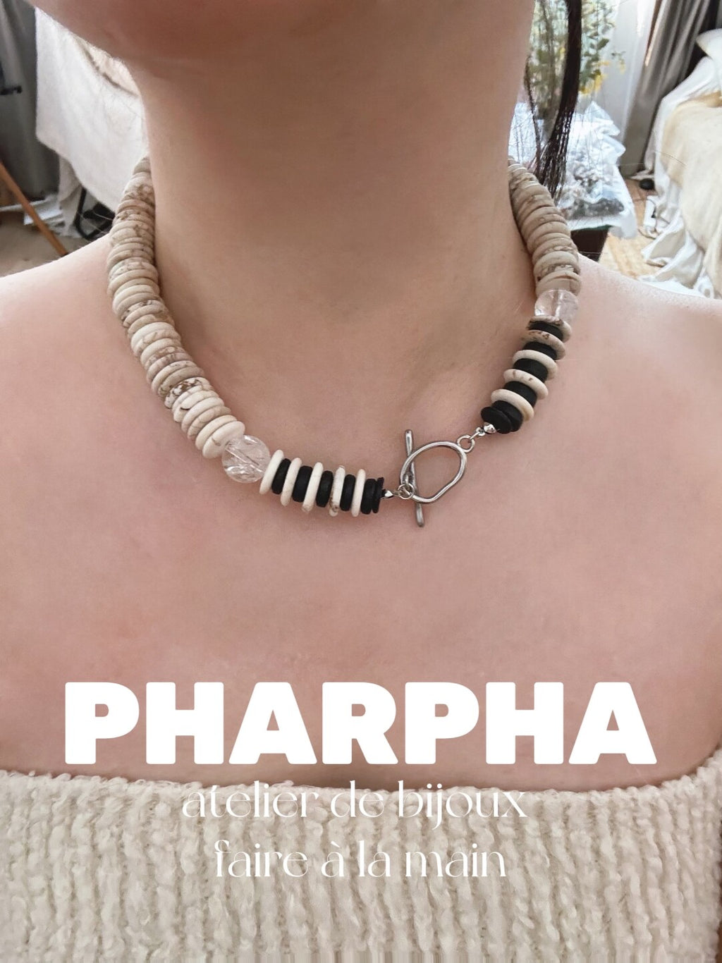 Pharpha Turquoise Crystal Necklace,Lumivault.