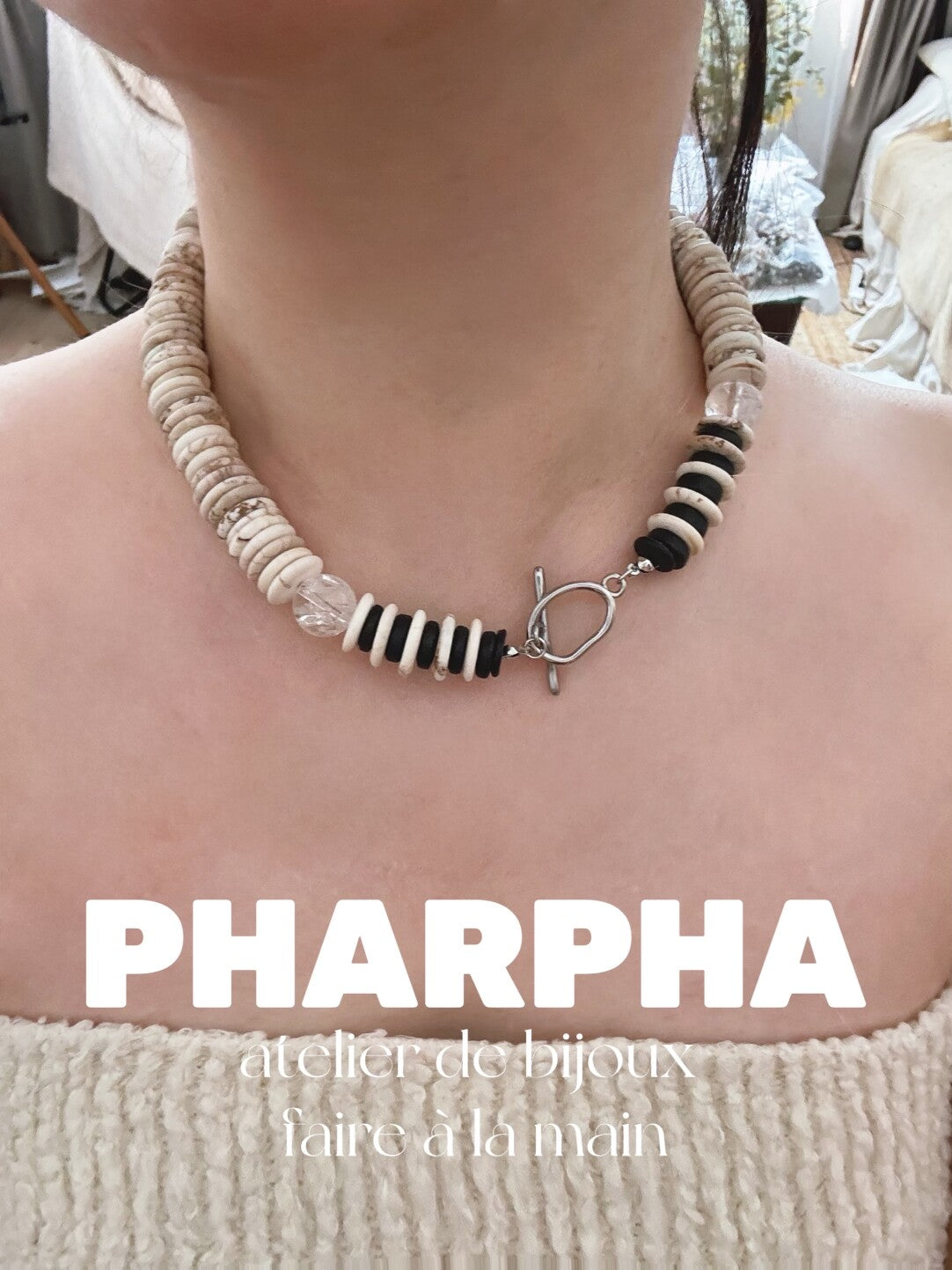 Pharpha Turquoise Crystal Necklace,Lumivault.