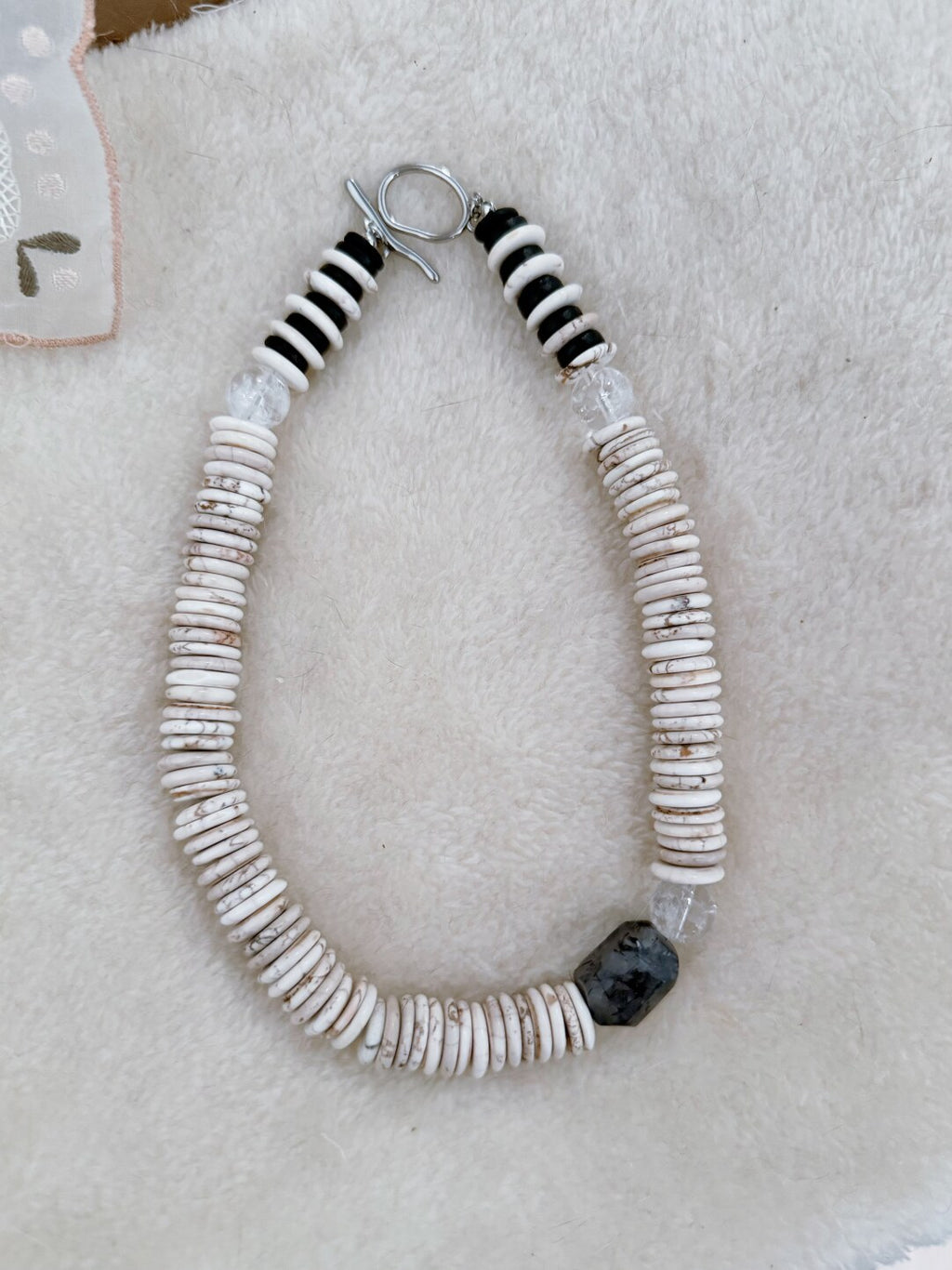 Pharpha Turquoise Crystal Necklace,Lumivault.