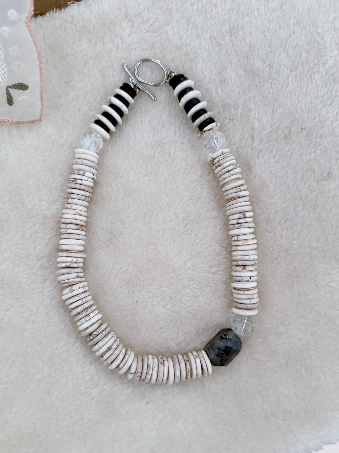 Pharpha Turquoise Crystal Necklace,Lumivault.