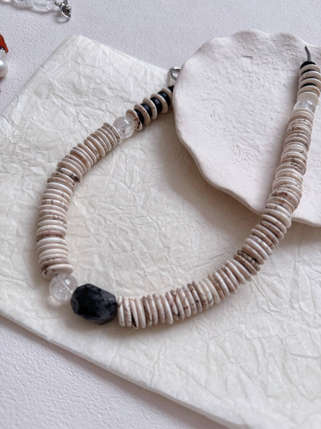 Pharpha Turquoise Crystal Necklace,Lumivault.