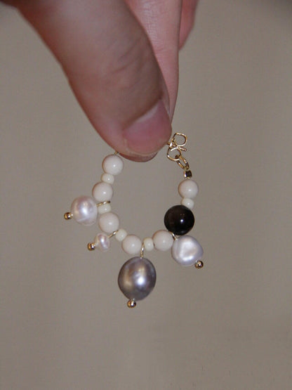 Chinoiserie Pure White Fairy Earrings - Lumivault
