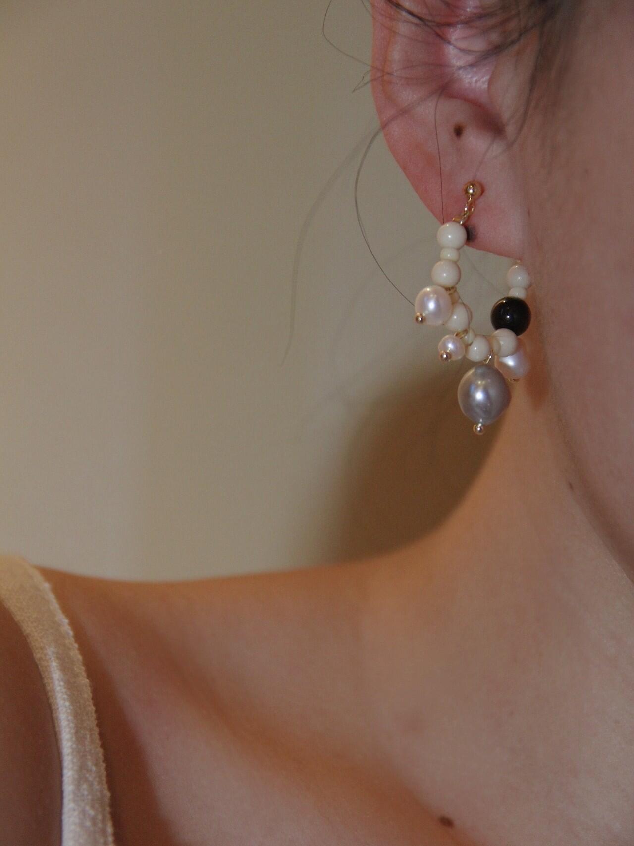 Chinoiserie Pure White Fairy Earrings,Lumivault.