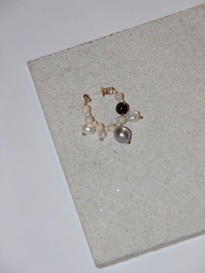 Chinoiserie Pure White Fairy Earrings - Lumivault