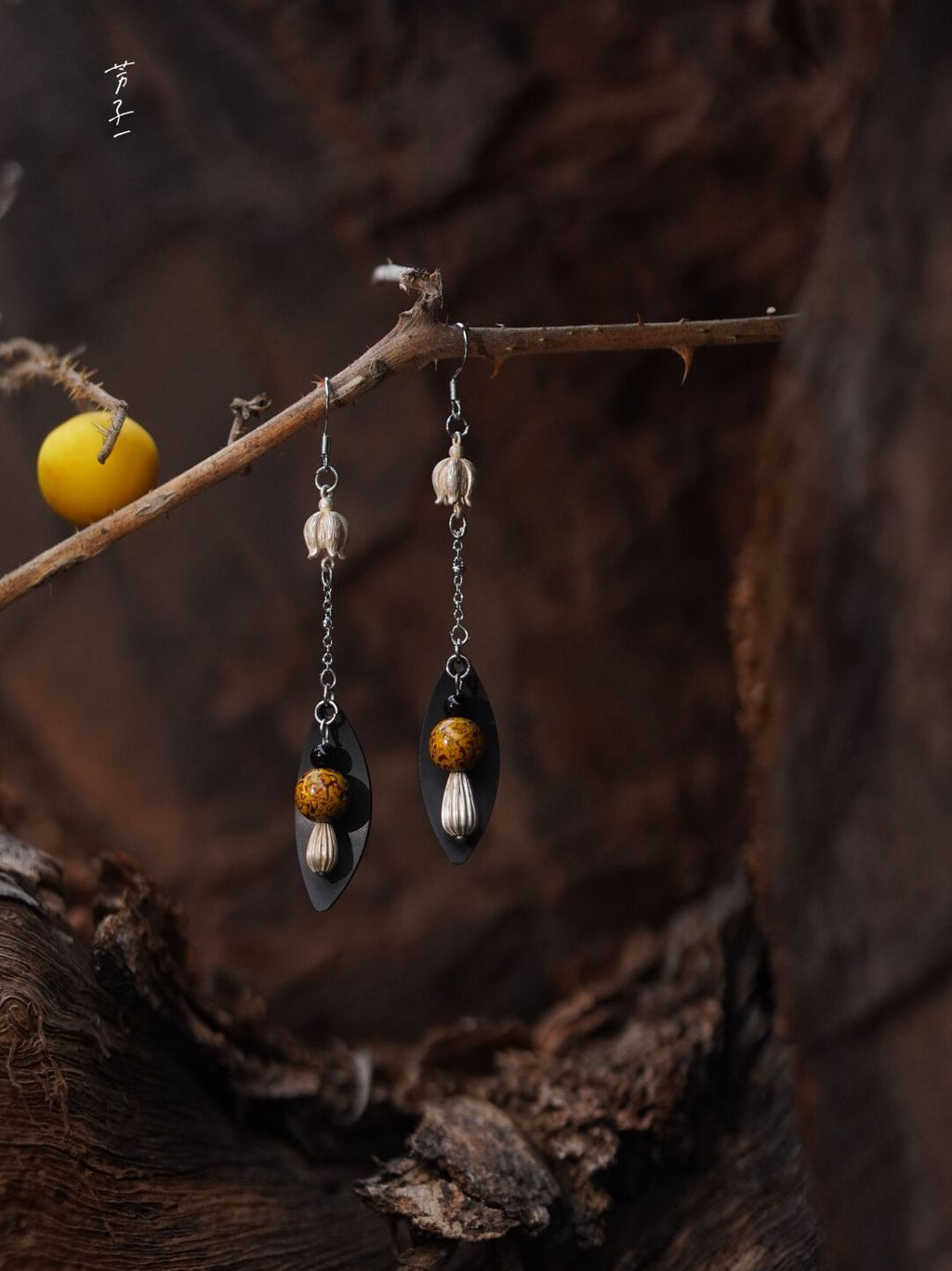 Rhyme Lacquer Earrings,Lumivault.