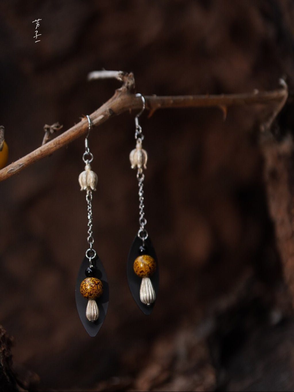 Rhyme Lacquer Earrings,Lumivault.