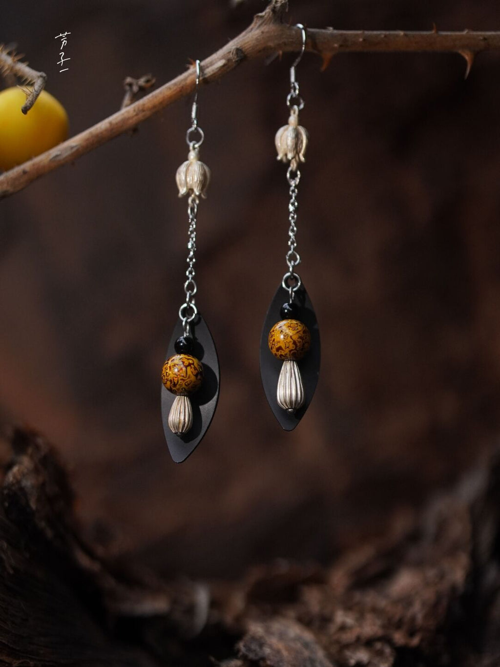 Rhyme Lacquer Earrings,Lumivault.