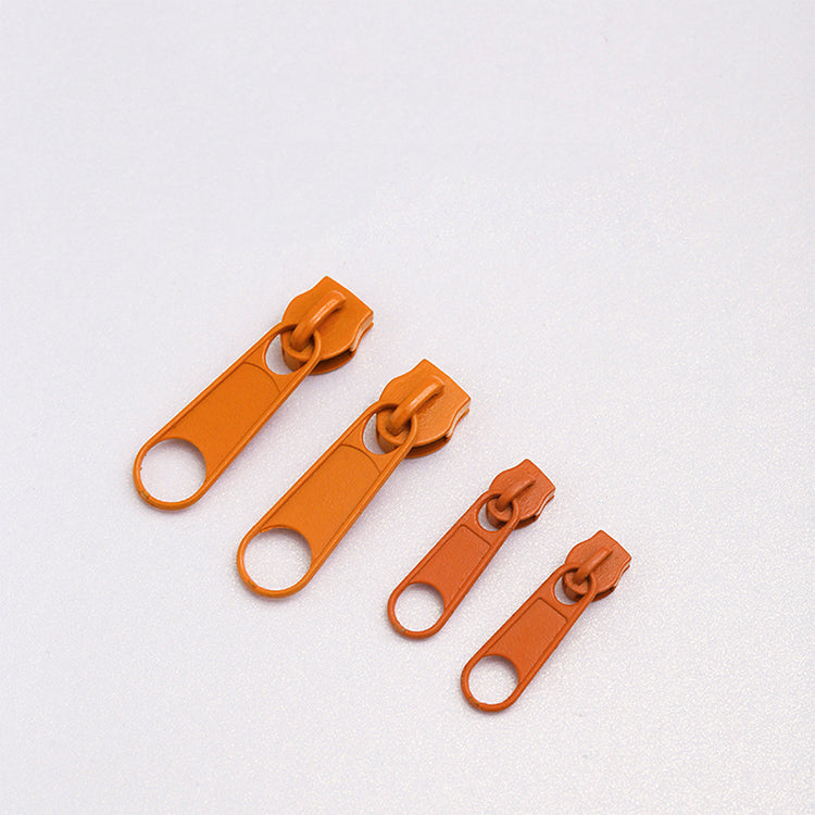 Funny Colorful Zipper Earrings,Orange / Small,Lumivault.