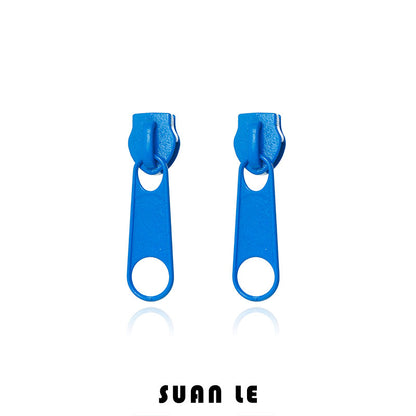 Funny Colorful Zipper Earrings