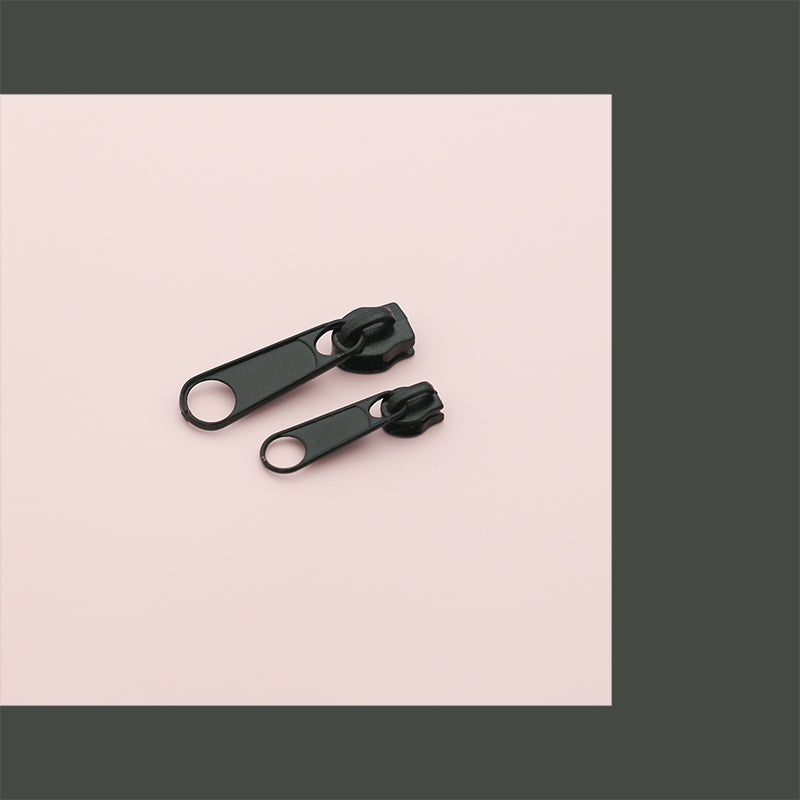 Funny Colorful Zipper Earrings,Black / Small,Lumivault.