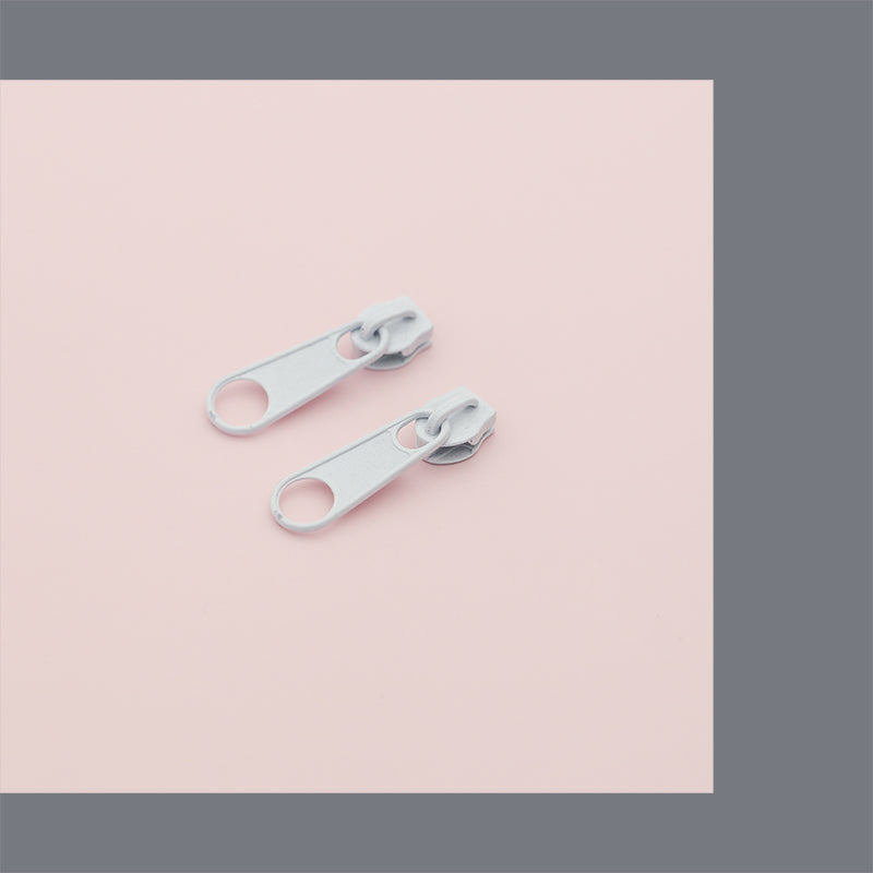 Funny Colorful Zipper Earrings,White / Small,Lumivault.