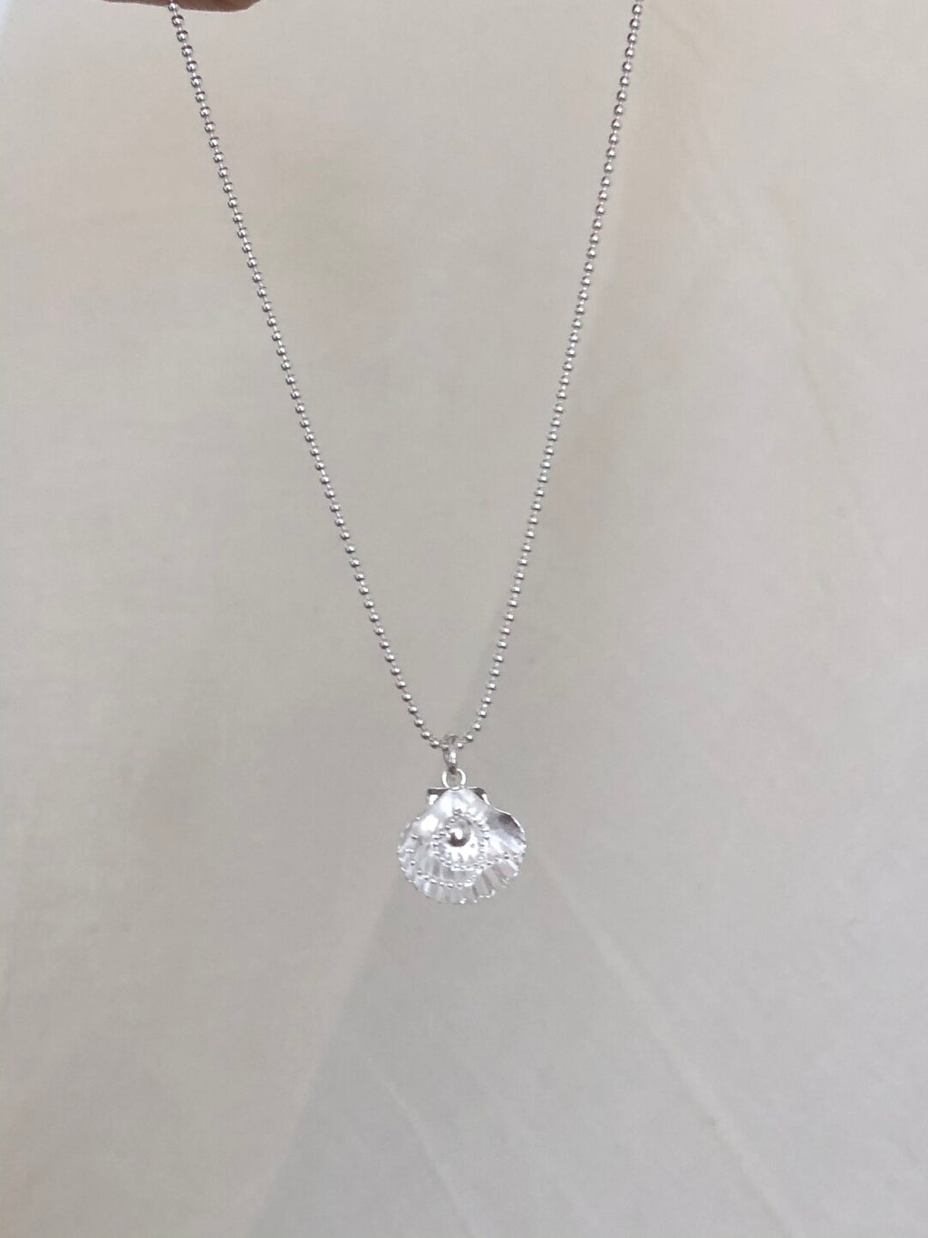 Shell Silver Necklace,Necklace,Lumivault.