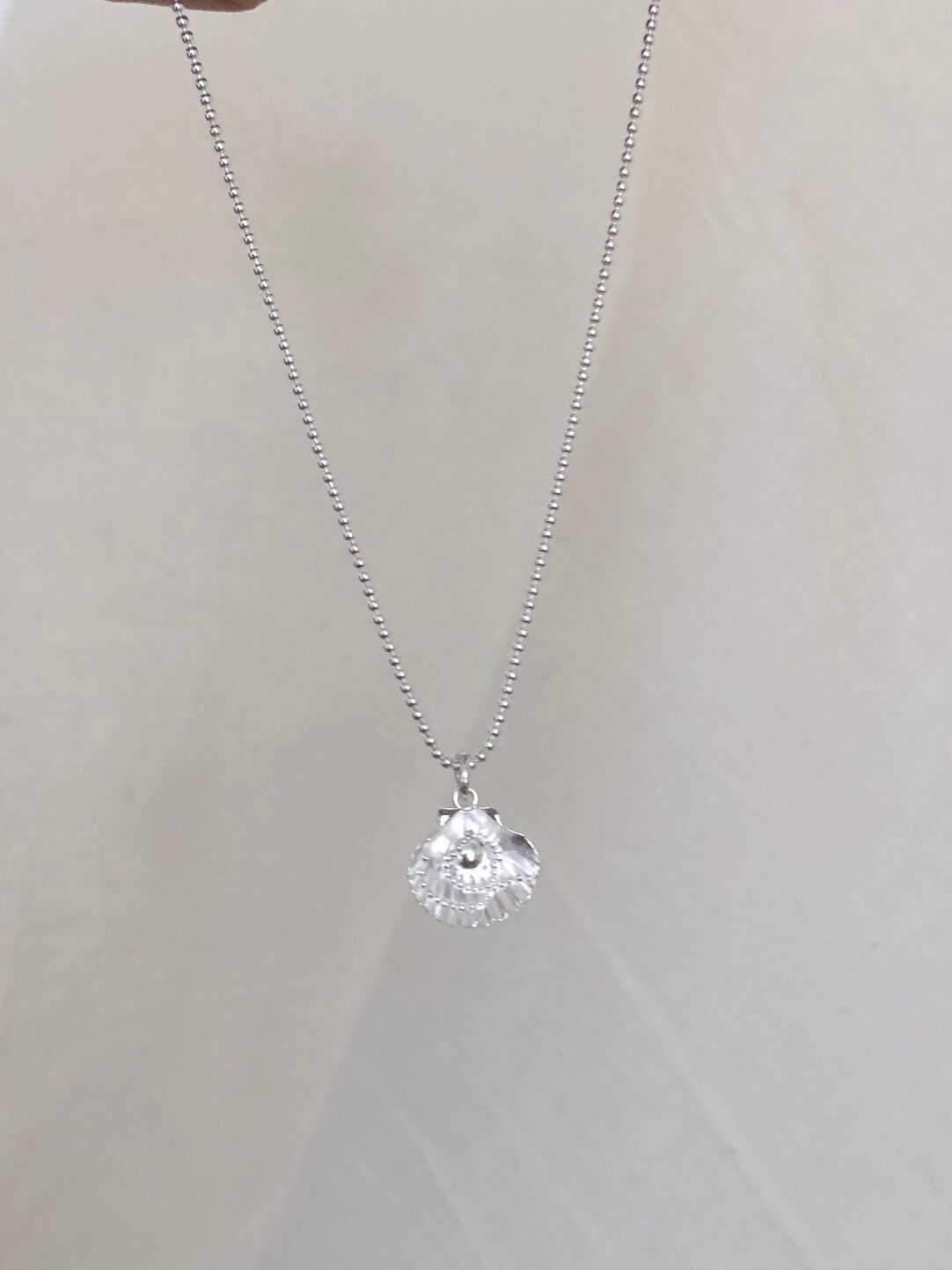 Shell Silver Necklace,Necklace,Lumivault.