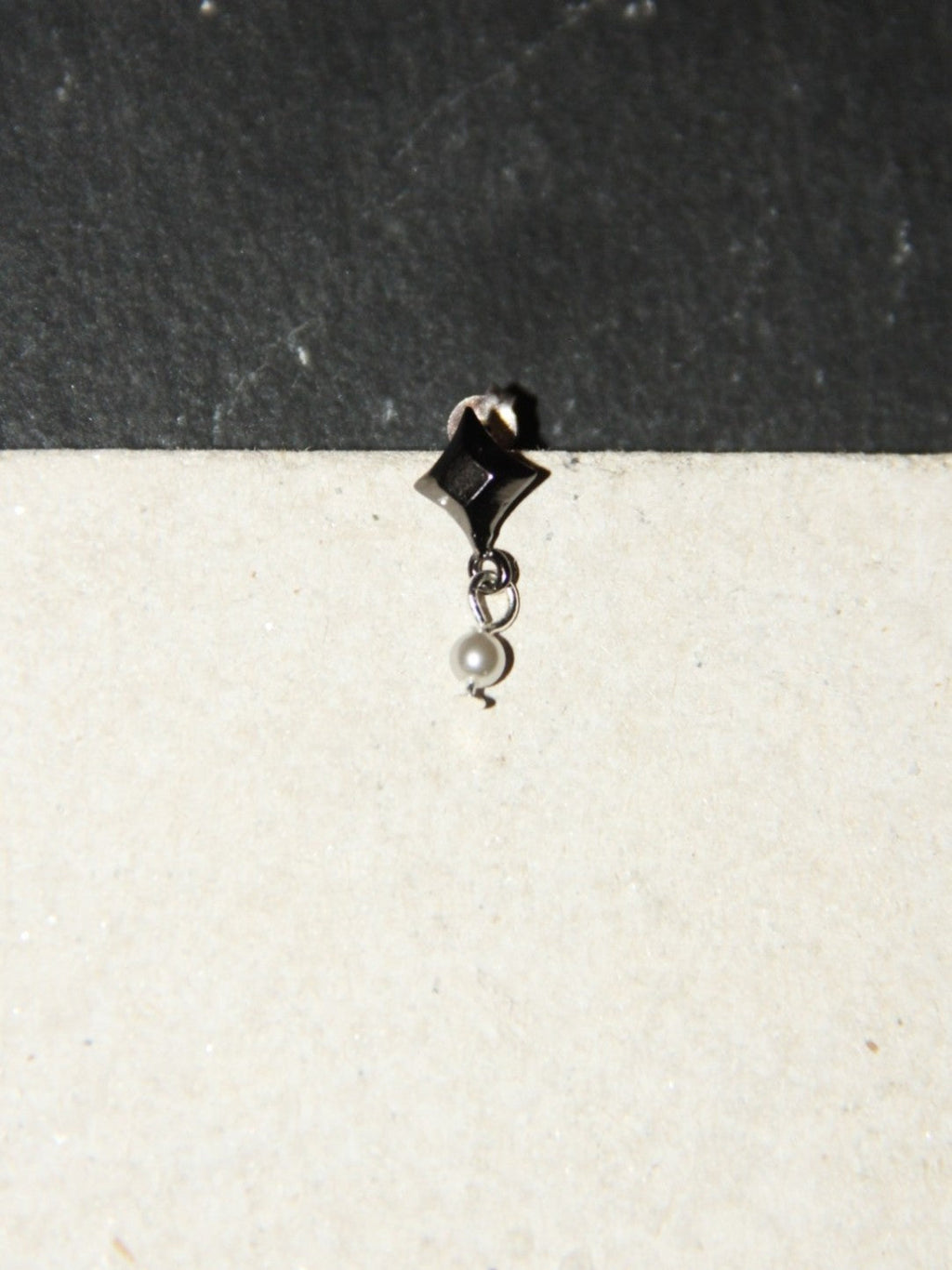 Silver Black Star Clip Earrings,Lumivault.