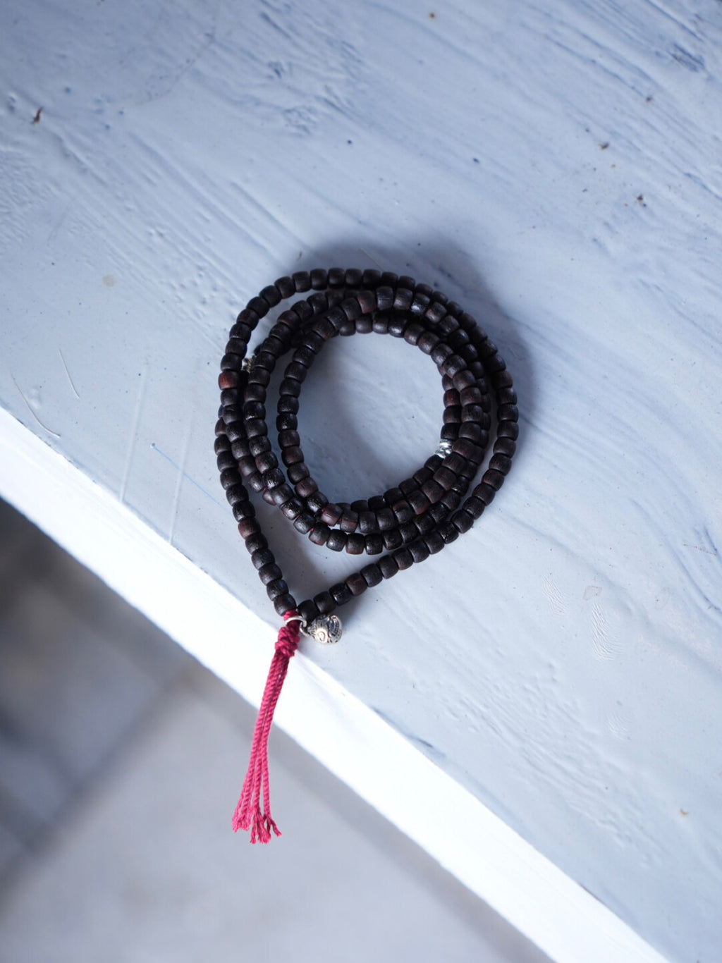 Silver Agarwood Beaded Bracelet,Lumivault.