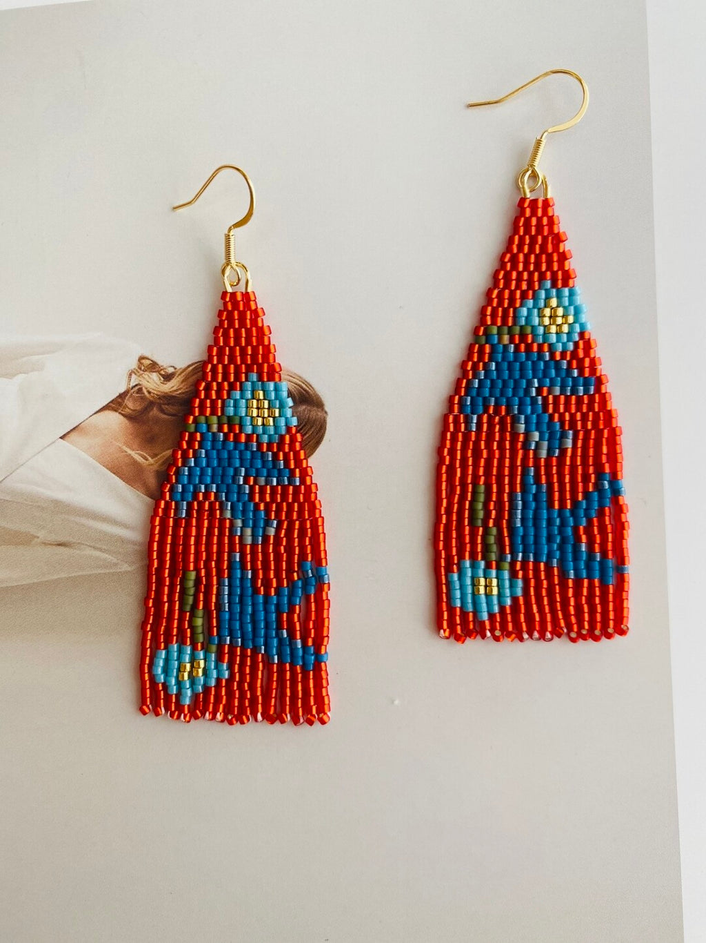 Spring Messenger MIYUKI Beaded Earrings,Lumivault.