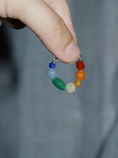 Spring and Summer Happy Dopamine Rainbow Earrings - Lumivault