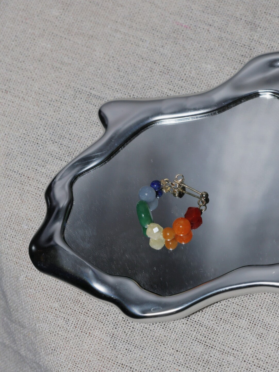 Spring and Summer Happy Dopamine Rainbow Earrings,Lumivault.