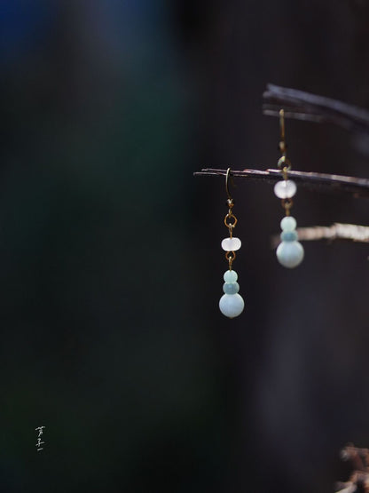 Stacking Blueglass Earrings - Lumivault