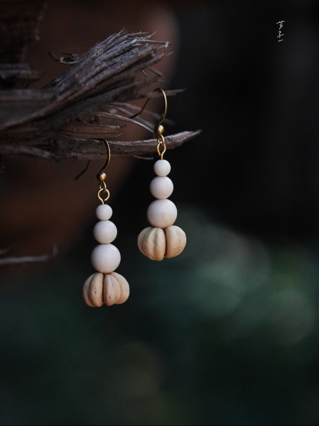 Stacking Natural Stone Earrings,Lumivault.