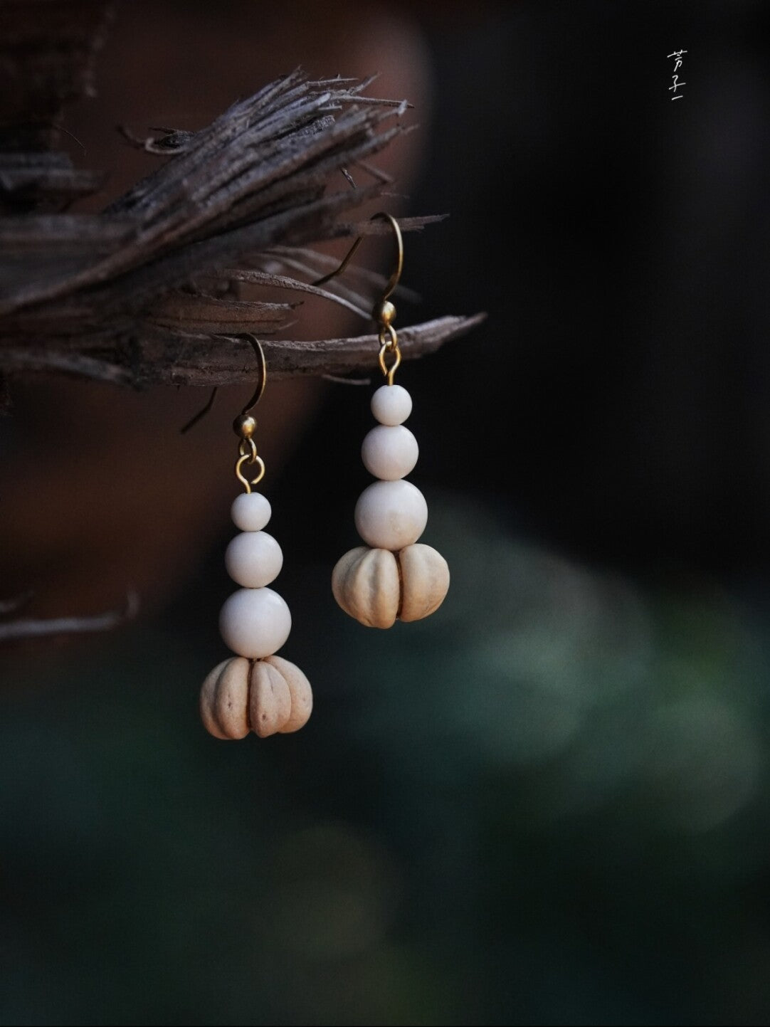Stacking Natural Stone Earrings,Lumivault.