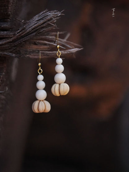 Stacking Natural Stone Earrings - Lumivault