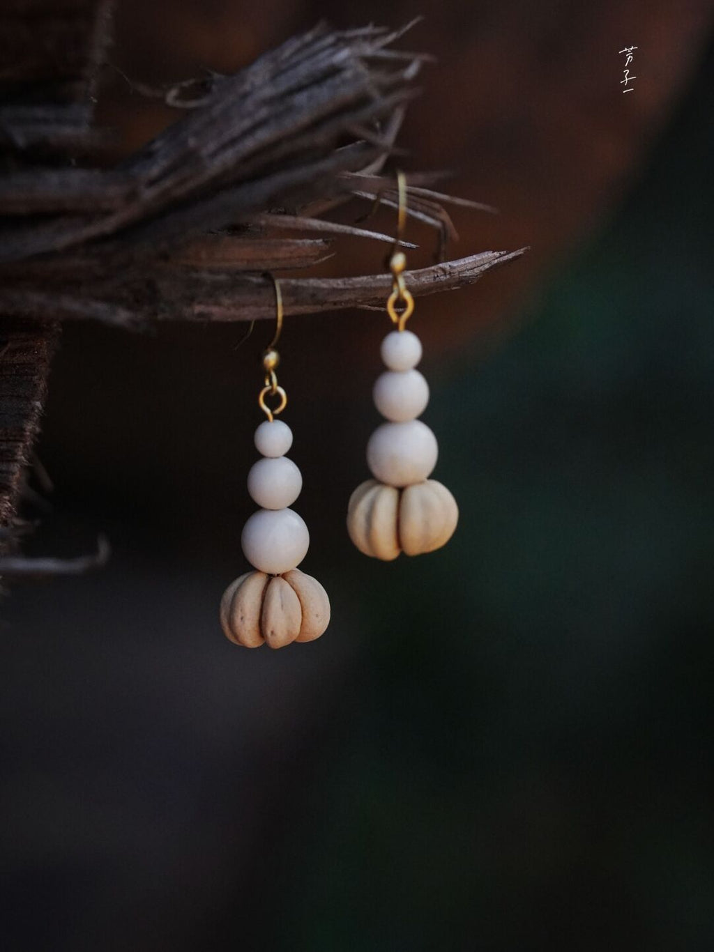 Stacking Natural Stone Earrings,Lumivault.