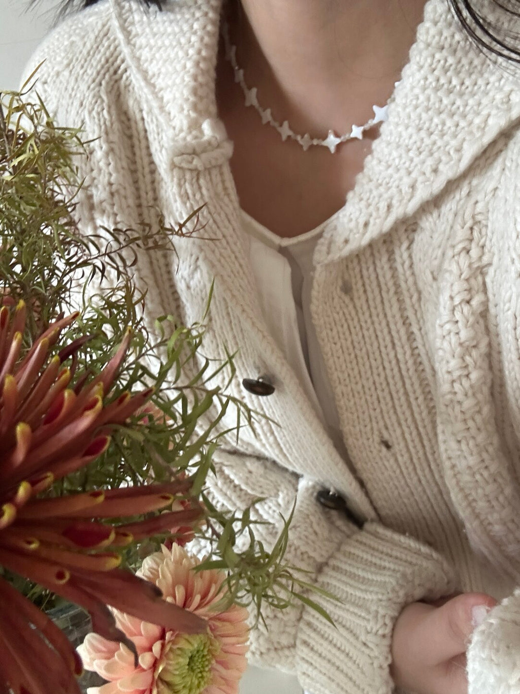 Stars Shining Nacre Necklace,Lumivault.