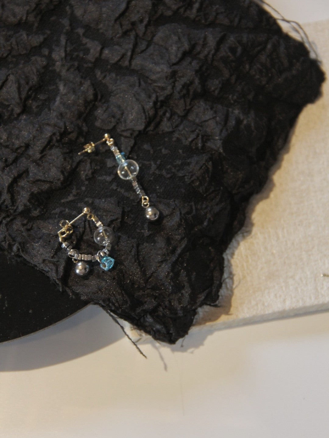 Summer Bubble Sea Salt Asymmetry Earrings,Lumivault.
