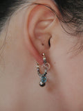 Summer Bubble Sea Salt Asymmetry Earrings,Short,Lumivault.