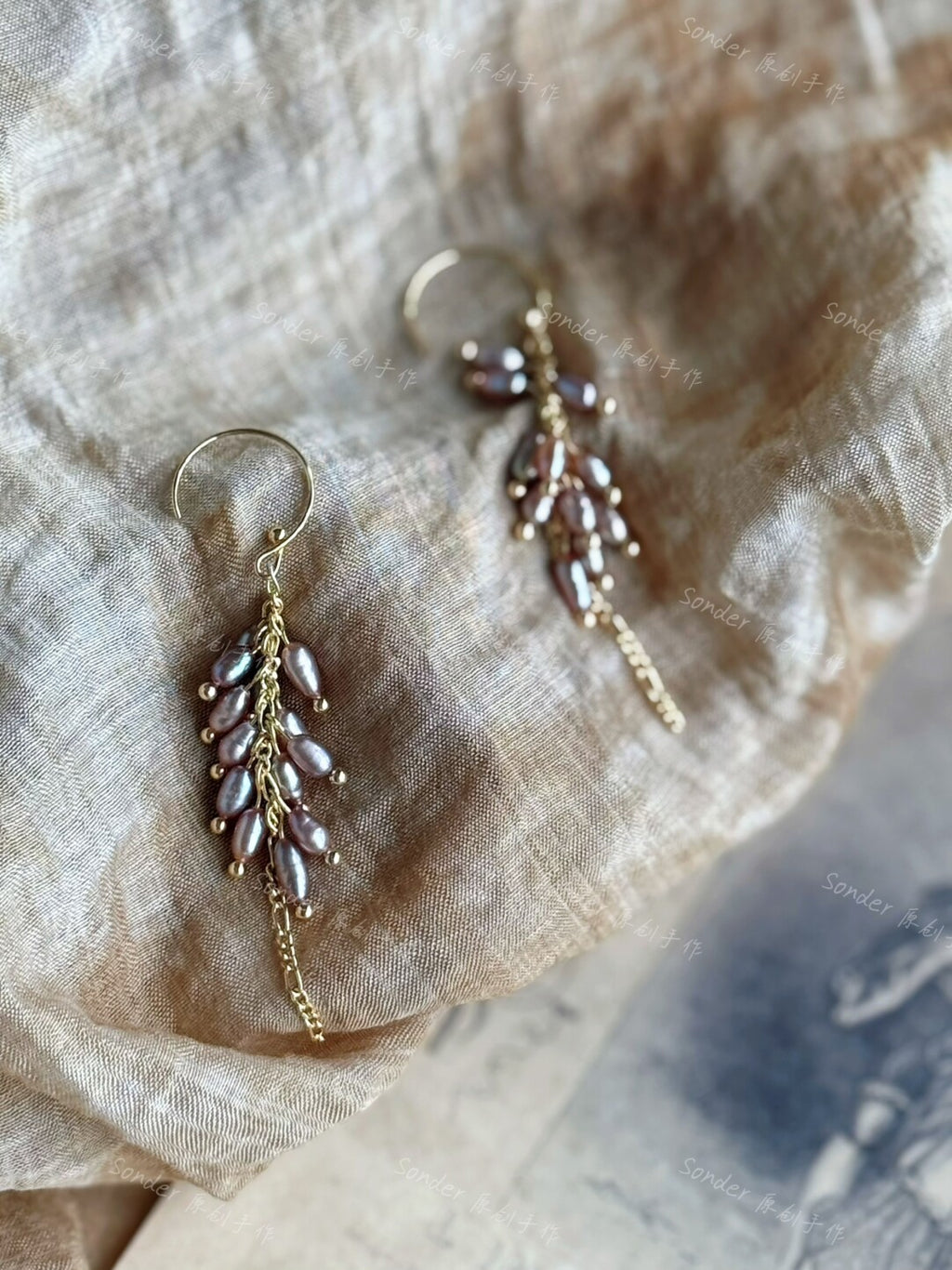 Summer Fruit Pearl Earrings,Lumivault.