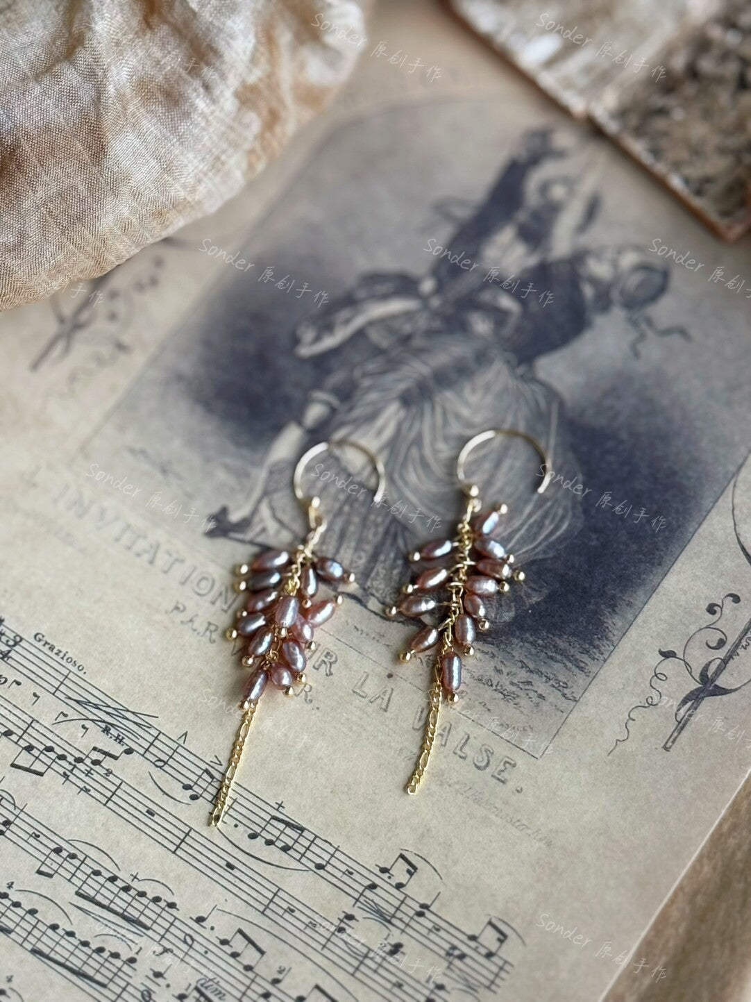 Summer Fruit Pearl Earrings,Lumivault.