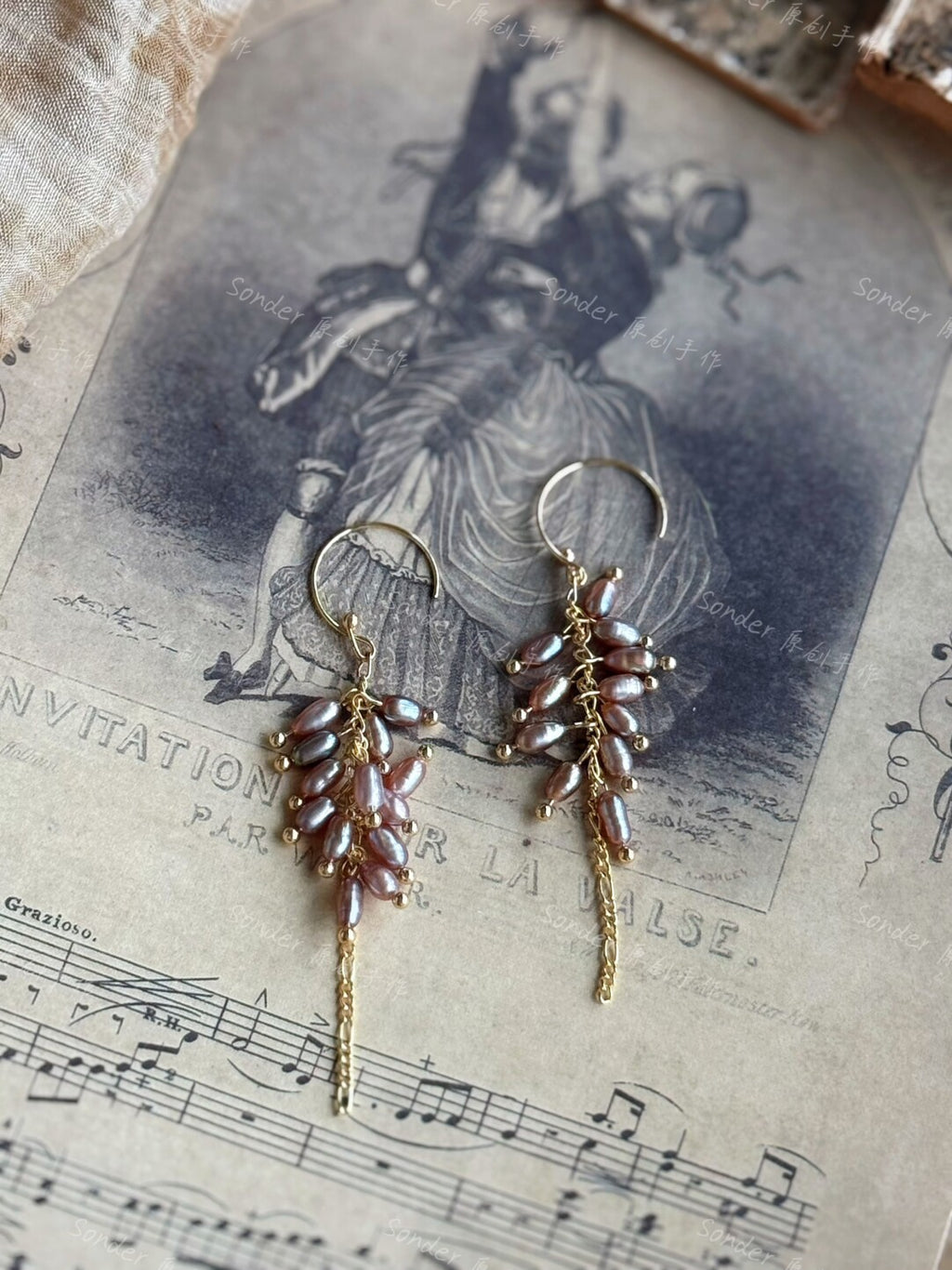 Summer Fruit Pearl Earrings,Lumivault.