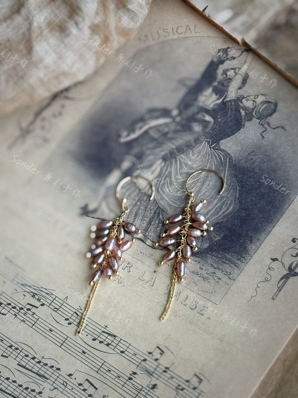 Summer Fruit Pearl Earrings,Lumivault.