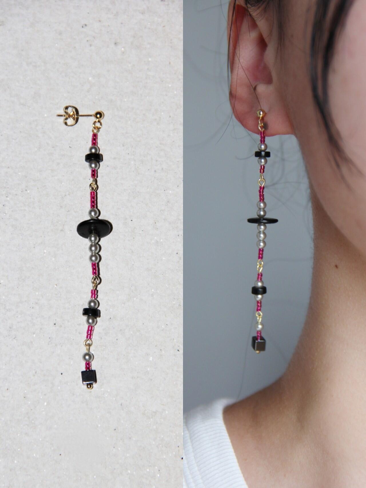 Summer Sparkling Fairy Earrings,Studs / Pink,Lumivault.