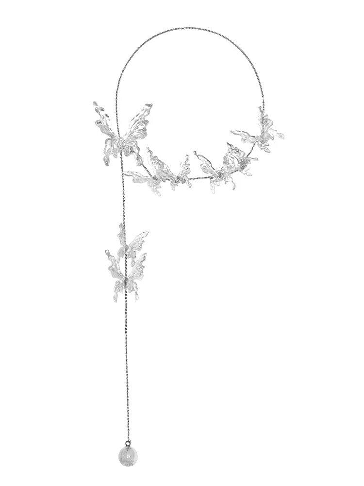 Sunset Dream Butterfly Necklace,Lumivault.