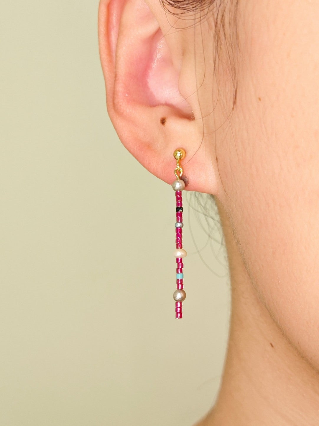 Sunset Minimalist Long Earrings,Lumivault.