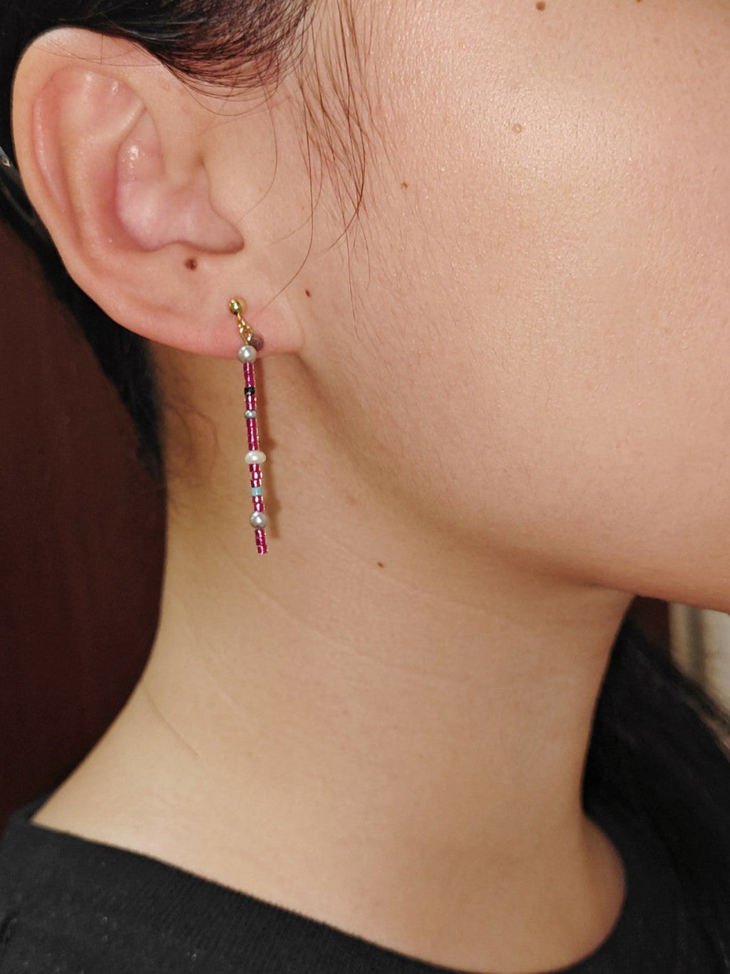 Sunset Minimalist Long Earrings,Lumivault.