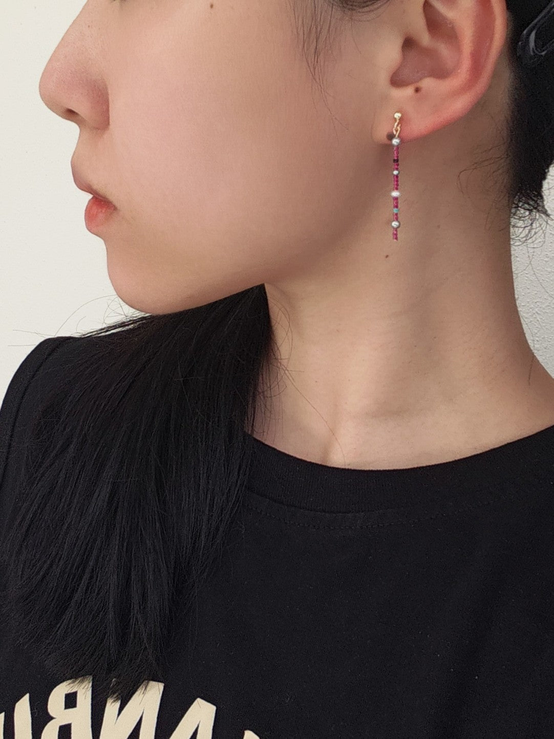 Sunset Minimalist Long Earrings,Lumivault.