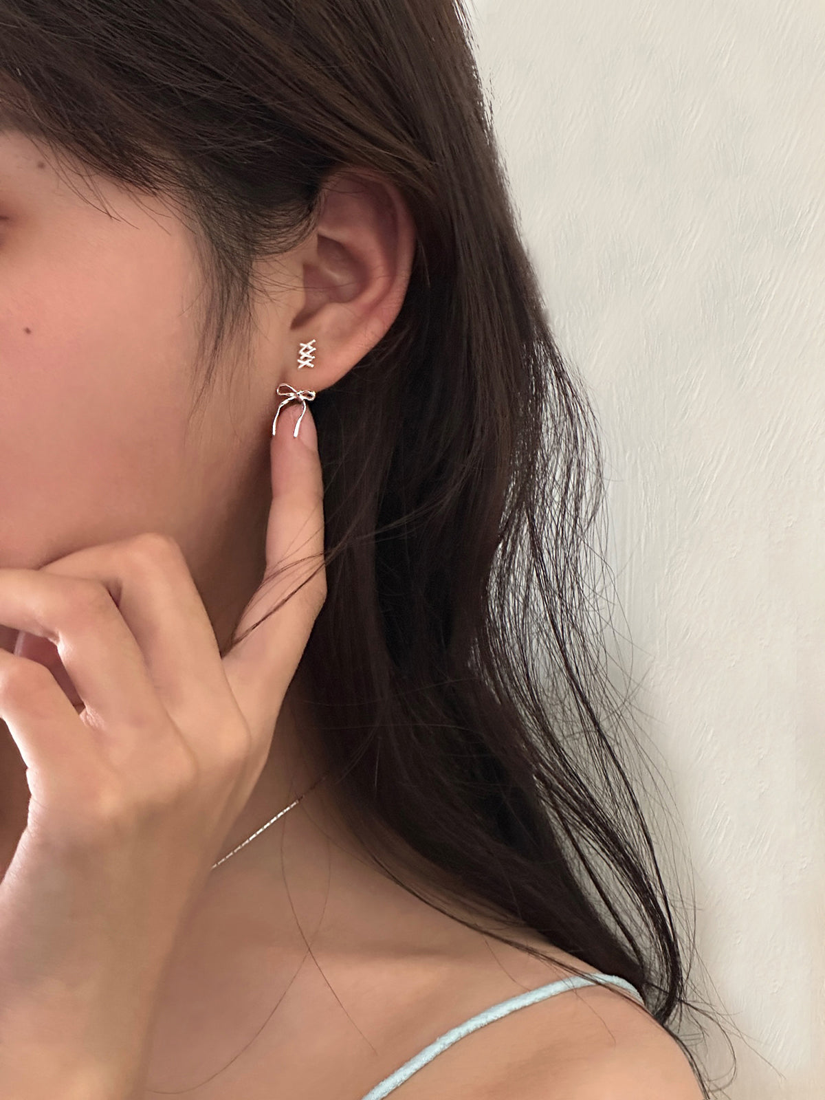 Sweet Bow Earrings,Lumivault.