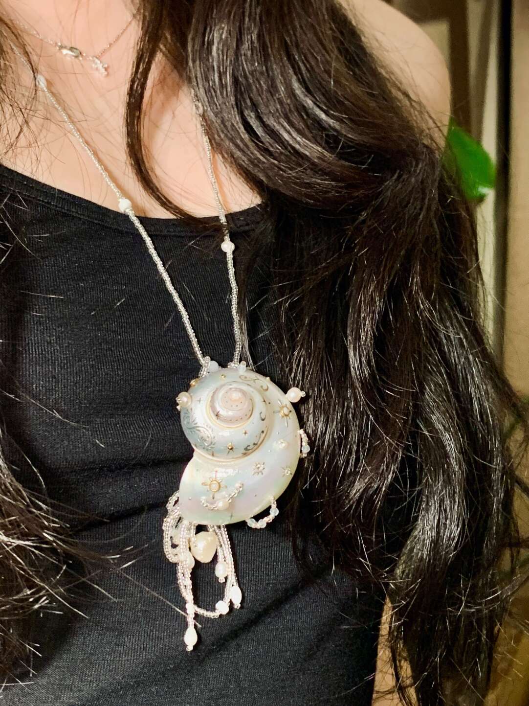 Symbiosis Conch Necklace,Lumivault.