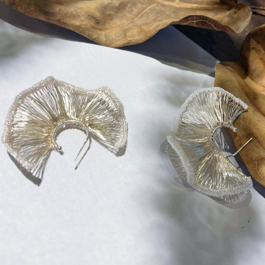 The Chromatic Bloom Collection Earrings,Type 2 Lunar Lily,Lumivault.