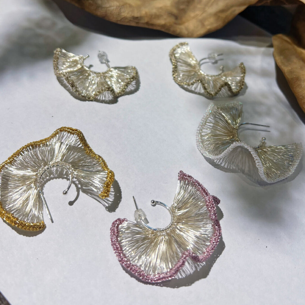 The Chromatic Bloom Collection Earrings,Lumivault.