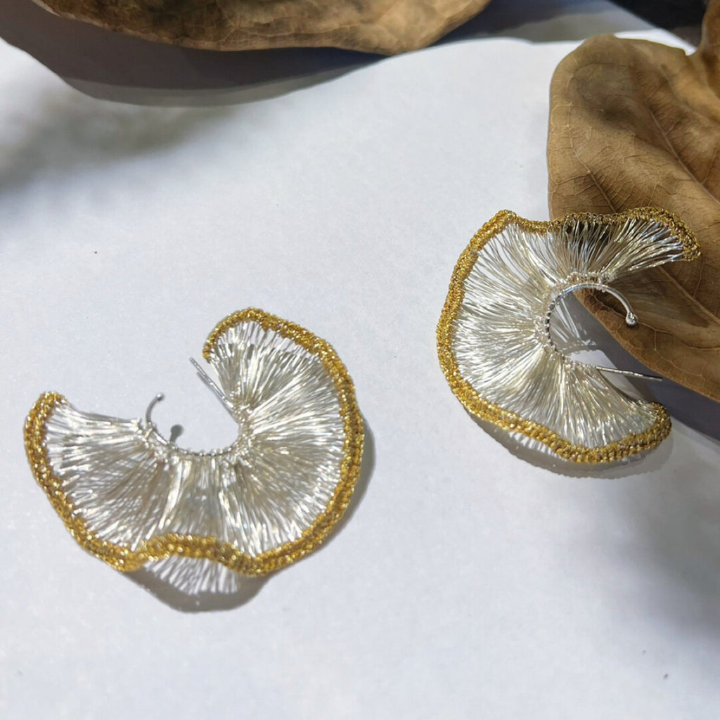 The Chromatic Bloom Collection Earrings,Type 1 Gilded Sun,Lumivault.